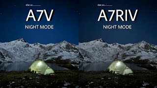 Sony A7V VS Sony A7RIV | NIGHT MODE | Camera Test 