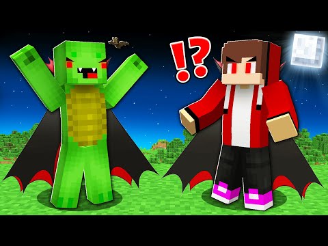 JJ and Mikey Turn Into Vampires and Bite Villagers
