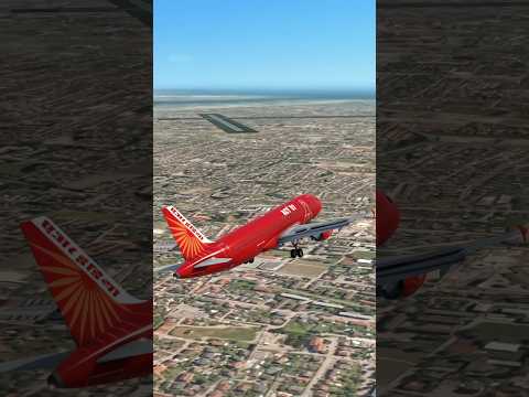 RFS Craziest Landing #aviation #a320 #flightsimulator #flightsimulation #avgeek #landing #rfs