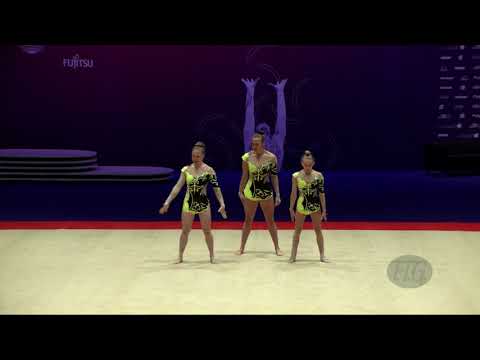 Belgium (BEL) - 2021 Acrobatic Worlds, Geneva (SUI) Dynamic  Women's Group
