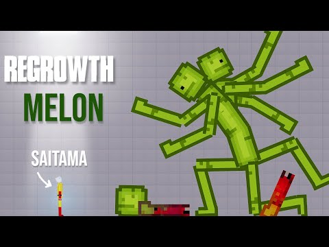 SAITAMA vs Undying Regrowth Melon [Regrowth Mod] - People Playground 1.26.6