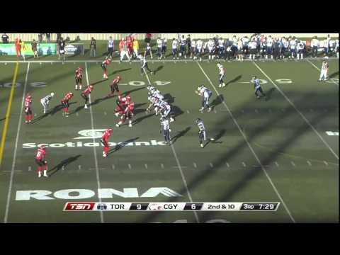 CFL Recap: Toronto 22, Calgary 14 - August 18, 2012