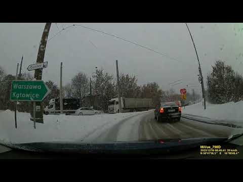 Jestę tramwaję 😉 Częstochowa, Rondo Reagana (16.12.2022)