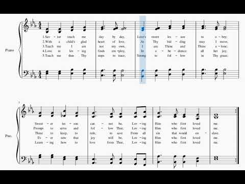 SDAH 193   Savior Teach Me  - Tenor