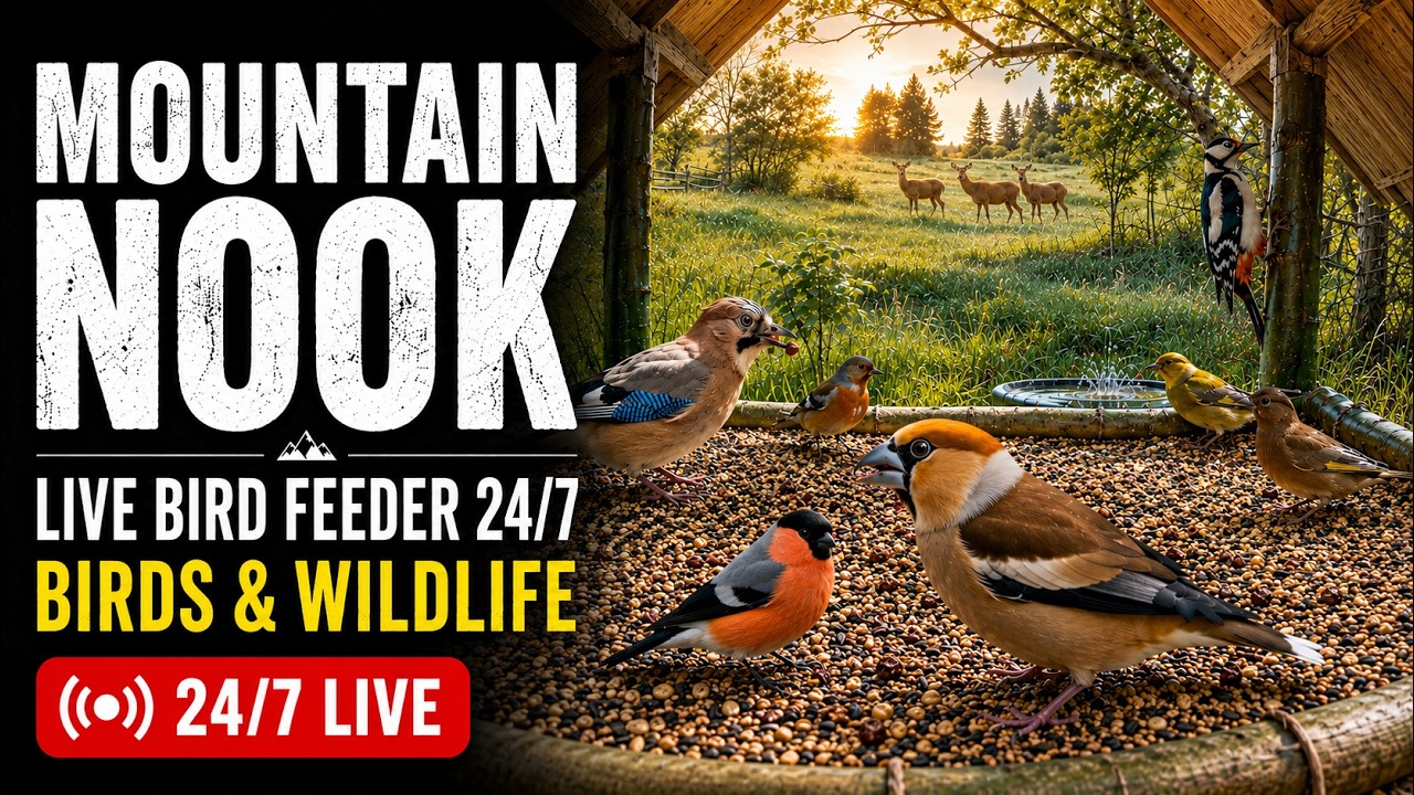 Live webcam view of Comedero de Aves Mountain Nook