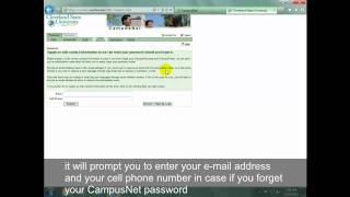 How to login into CampusNet for the first time