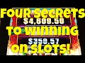 Four Secrets To Winning on Slot Machines