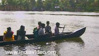 The sprawling backwaters of Kerala