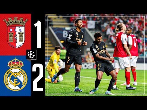 Resumen de Sporting Braga vs Real Madrid Matchday 3