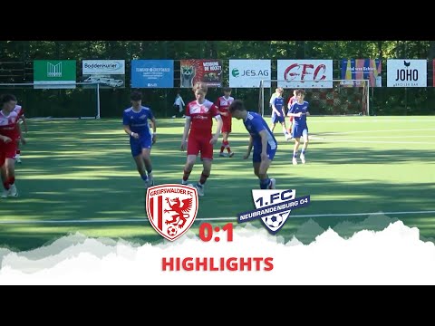 HIGHLIGHTS | Greifswalder FC U15 - 1. FC Neubrandenburg | Verbandsliga MV - Saison 23/24