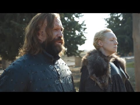 Reencuentro entre El Perro y Brienne - Tyrion, Podrick y Bronn | Juego de Tronos 7x07 Español HD