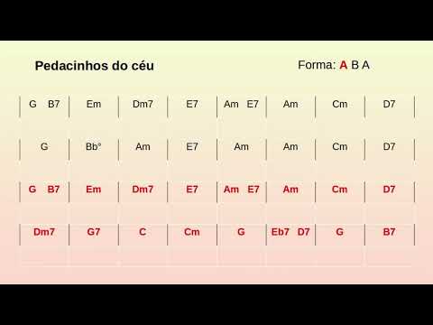 Playback para solo - Pedacinhos do céu (Waldir Azevedo)