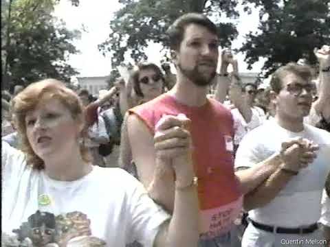 Gay Rights Rally in Marietta, Georgia (August 4, 1993)