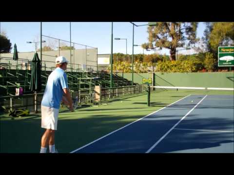 TopScore Tough - impact testing 90mph serves on TopScore