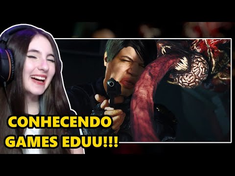 REAGINDO A LICKER PASSOU A LÍNGUA! - Resident Evil 2 Remake