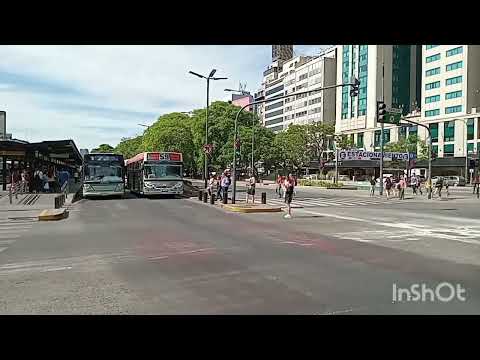Compilado de colectivos: Algunos Bondis pasando por la 9 de Julio