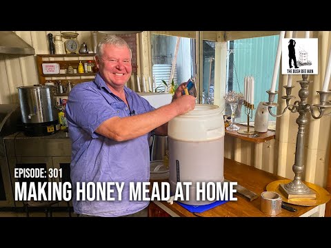 Making Mead from the Fish Tank Hive Honey | The Bush Bee Man