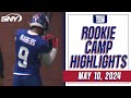 Malik Nabers, Tyler Nubin get their first taste of New York at Giants Rookie Camp | SNY