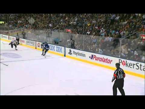 Matt Frattin Toronto Maple Leafs Scores 1st Career NHL Goal November 19th 2011