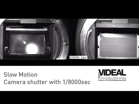 Camera shutter with 1/8000sec Slow Motion Example | Slow Motion | CHROMOS Industrial