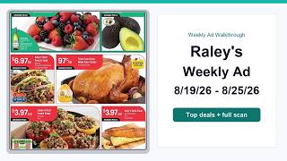 Raley's Weekly Ad (8/19/26 - 8/25/26) Best Deals