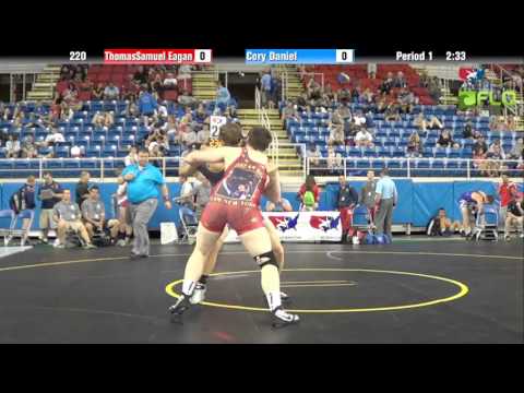 Junior 220 - ThomasSamuel Eagan (New York) vs. Cory Daniel (Maryland)