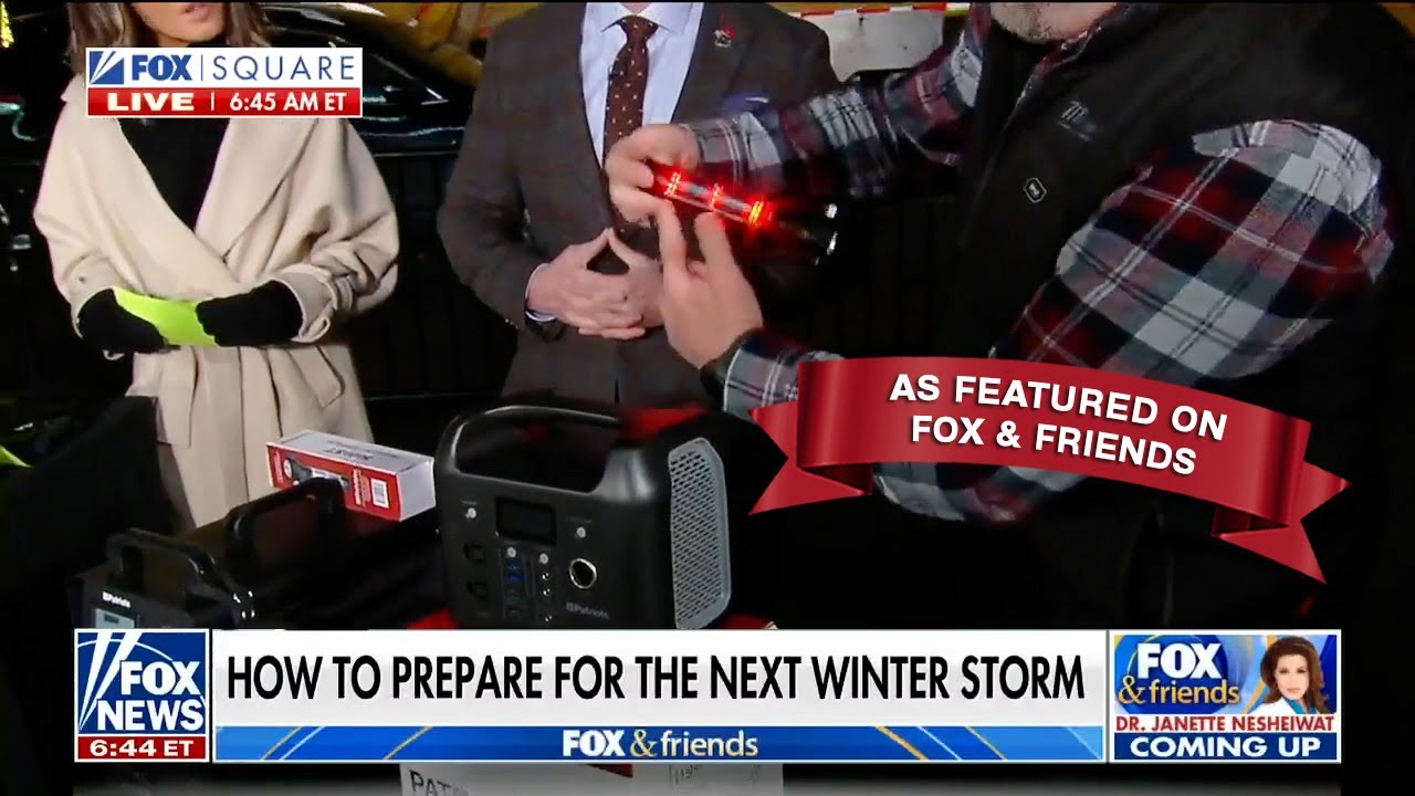 HaloXT Tactical Solar Flashlight featured on fox & friends