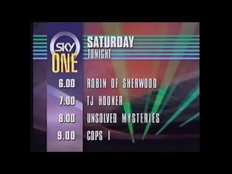 Sky One Continuity & Trailers (February 1992)