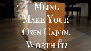 Video thumbnail for Make-your-own Cajon Kit by Meinl - Worth it? by Adam Barber