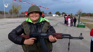 Деца влязоха в ролята на военни на полигона край хасковското село Корен