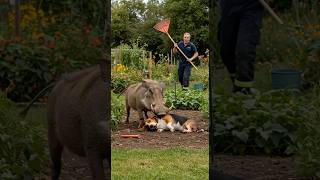 Download lagu Farmer Fights Off Wild Boar to Save His Dog mp3