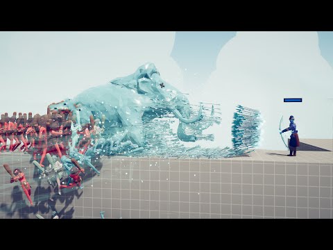 EVERY GOD vs MAMMOTH & CLUBBLERS - Totally Accurate Battle Simulator TABS