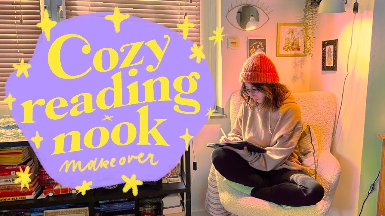 transform a corner into a cozy reading nook with me 🌻