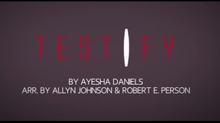 Robert E. Person - Testify (Official Lyric Video)