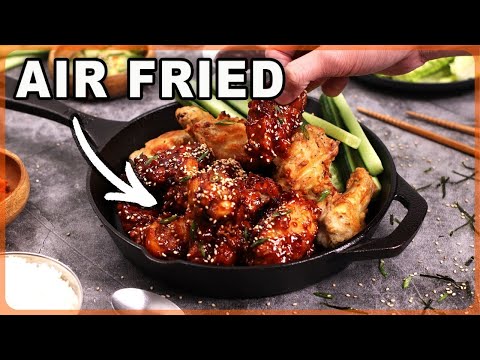 Crispy Korean Chicken Wings in the Air Fryer (It's Possible!)