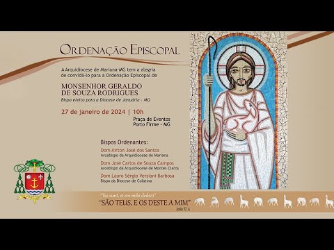 Dom Airton convida para a ordenação episcopal de Monsenhor Geraldo