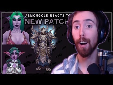 Asmongold Reacts to New Models, Armor Sets, Mounts, and More From Patch 8.1 With Mcconnell