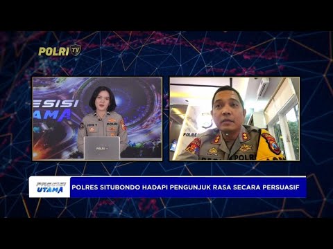LIVE DIALOG : AKBP REZI DHARMAWAN - KAPOLRES SITUBONDO, HADAPI PENGUNJUK RASA DENGAN PERSUASIF