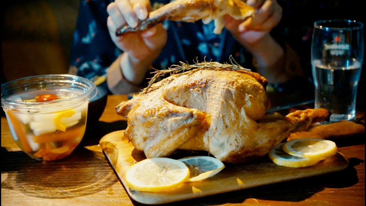 [ASMR]오븐 통닭 구이(로스트 치킨) 야무지게 옴뇸뇸 이팅사운드/Whole Rotisserie Chicken Eating sounds/咀嚼音