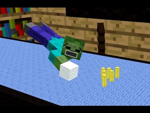 Monster School: Bowling - Minecraft Animation