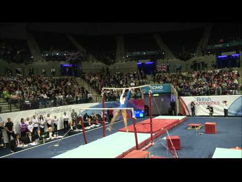 Rebecca Downie - U Bars - British Championships 2012 - Apparatus Finals