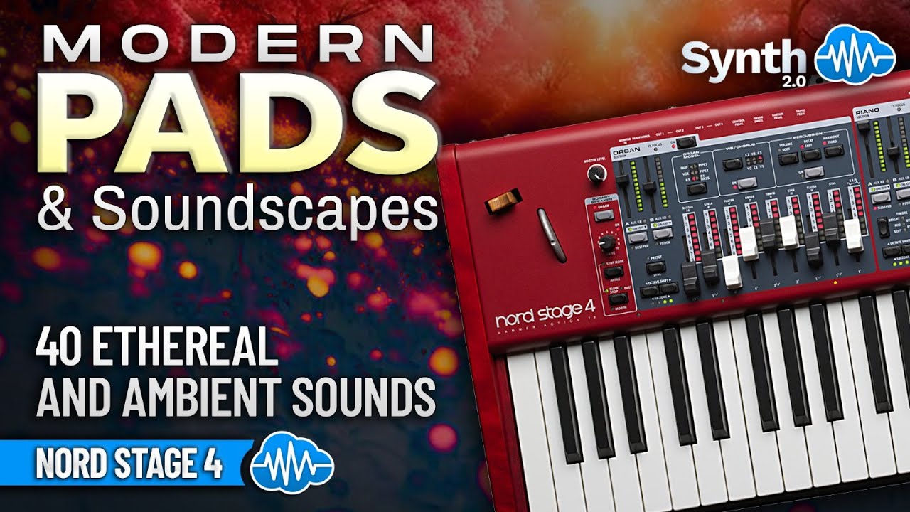 GPR041 - Modern Pads & Soundscapes - Nord Stage 4 ( 40 presets ) - Video Preview 1