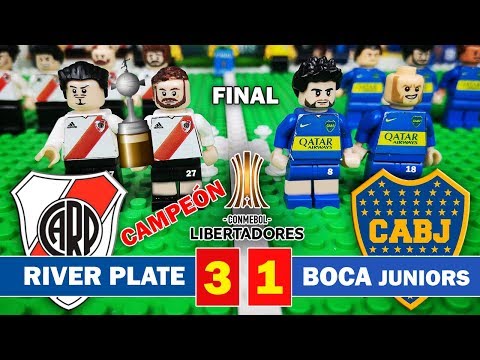 RIVER PLATE 3 - 1 BOCA JUNIORS -  LEGO - Final Copa Libertadores - Resumen y Goles 09/12/2018