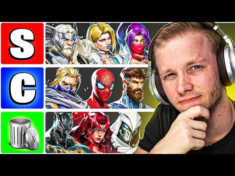 My OFFICIAL Tier List For Marvel Rivals Season 5