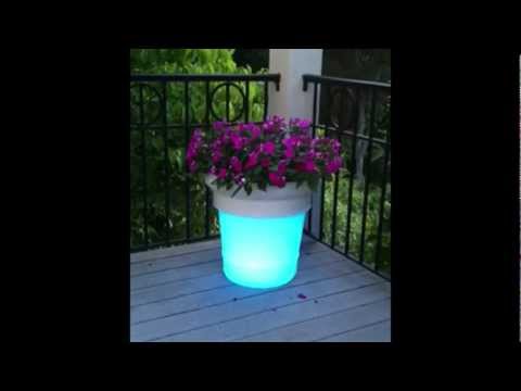 Patio Living Concepts - LED Garden Glo Planters Video