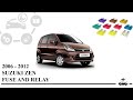 Fuse Box Diagram Maruti K10 Suzuki ZEN Estilo 2006 2012 Assignment And Location