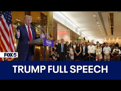 Trump delivers speech after guilty verdict