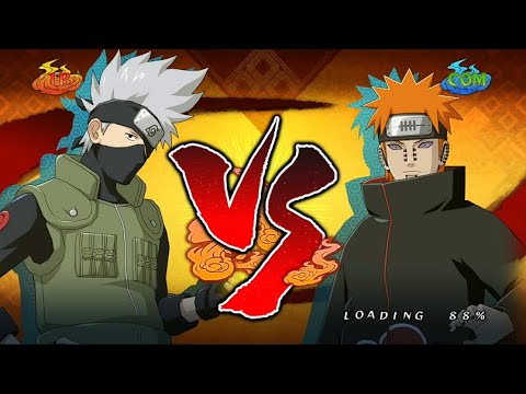 Naruto Shippuden Ultimate Ninja Storm 2 Kakashi vs Pain