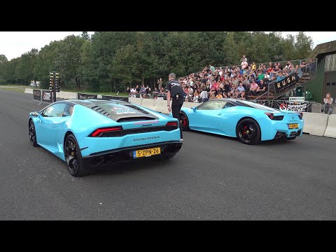 Ferrari 458 Italia vs Lamborghini Huracan LP610-4