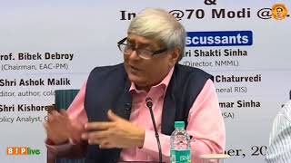 Prof. Bibek Debroy's speech on Book "India @70 Modi@3.5"